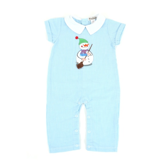 CLASSY COUTURE Xmas one piece, size 9M - Picture 1 of 4